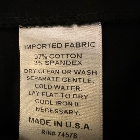 Cache’ black pants size 0 - Picture 5 of 6